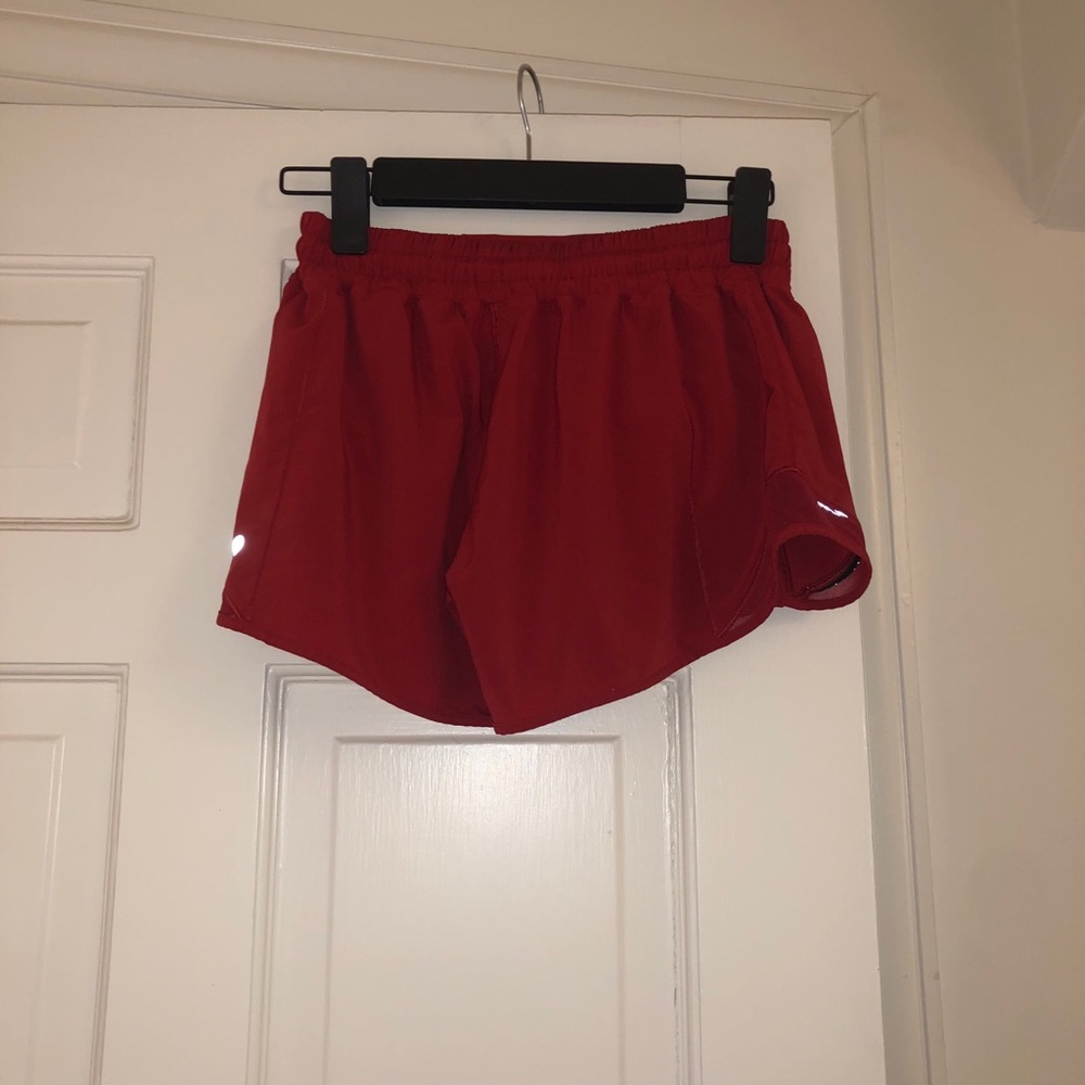 Red Lululemon Shorts